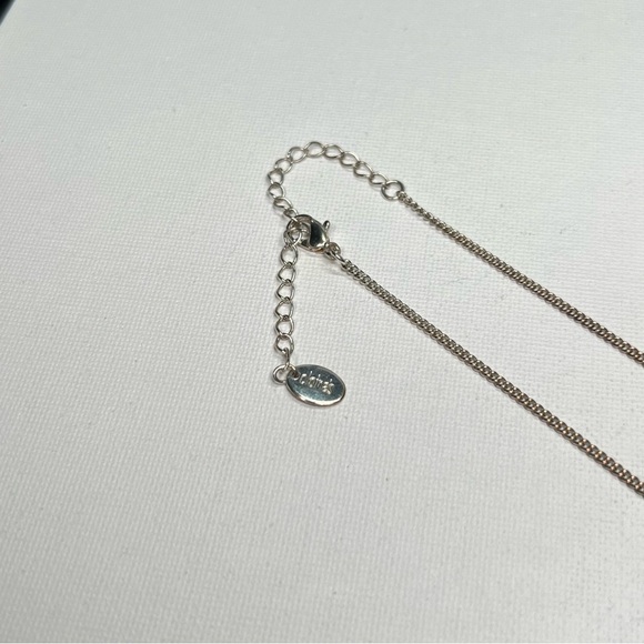 VINTAGE Claire's Silver Tone Graduated Chandelier Necklace - Picture 3 of 6